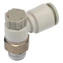 SMC Quick Exhaust Valve 1 MPa Pressure, Nylon Body, 1/8 in Threaded Connections AS2201F-01-08SA