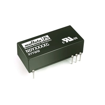Murata Power Solutions NDY DC/DC Converter 5V Output 3W Power Through Hole 9-18V Input Metal Case NDY1205C
