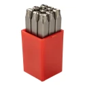 RS PRO 6 mm 9 Piece Engraving Number Punch Set CR-V Steel Hardened and Tempered 875-4749