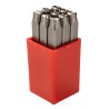 RS PRO 6 mm 9 Piece Engraving Number Punch Set CR-V Steel Hardened and Tempered 875-4749