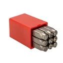 RS PRO 6 mm 9 Piece Engraving Number Punch Set CR-V Steel Hardened and Tempered 875-4749