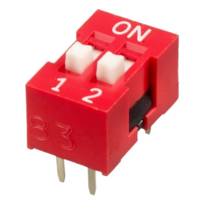 APEM Raised Rotary Coded DIP Switch Through Hole NDS-02-V
