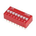 APEM Raised Rotary Coded DIP Switch Through Hole NDS-08-V