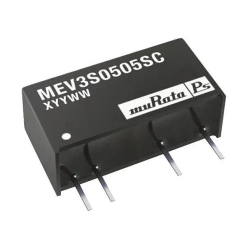Murata Power Solutions SIP Single Output Unregulated Isolated DC/DC Converter 5V dc Output, 600 mA, 4.5-5.5V dc Input MEV3