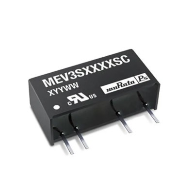 Murata Power Solutions DC/DC Converter 12V DC 250mA 13.2V Max Input, 10.8V Min Input, 3W, Through Hole MEV3