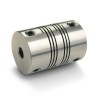 Ruland Stainless Steel Flexible Shaft Coupler 38.1 mm Outer Diameter 12 mm Bore Size 57.15 mm Length FSMR38-12-12-SS