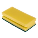 RS PRO Black, Yellow Sponge Scourer 150 mm x 65 mm x 40 mm for Kitchen and Industrial Use 898-8295