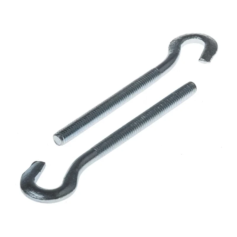 RS PRO Carbon Steel Forged Hook Anchor Bolt M6 Thread Size 77 mm Length 6 mm Drill Diameter 908-6763