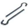 RS PRO Carbon Steel Forged Hook Anchor Bolt M6 Thread Size 77 mm Length 6 mm Drill Diameter 908-6763