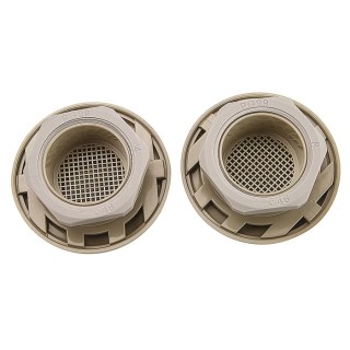 Schneider Electric Grey Polyamide Vent Grille 63 mm x 38 mm Cutout with 15 mm Depth NSYCAG38LP
