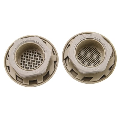 Schneider Electric Grey Polyamide Vent Grille 63 mm x 38 mm Cutout with 15 mm Depth NSYCAG38LP