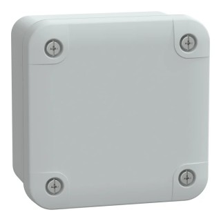 Schneider Electric PanelSeT Series Polycarbonate Wall Box IP66, Grey, 89 mm x 89 mm x 54 mm NSYTBP885