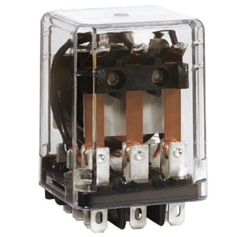 TE Connectivity Panel Mount Power Relay, 120V AC Coil, 10A Switching Current, 3PDT KUP-14A55-120 9-1393117-9