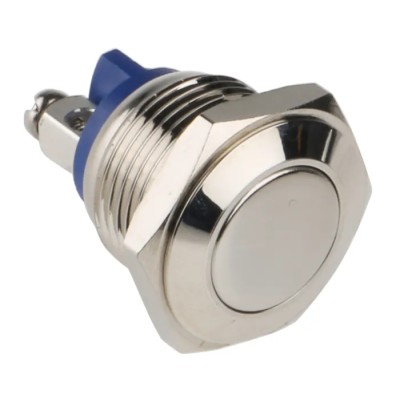 EOZ Push Button Switch Momentary Panel Mount 16.2 mm Cutout SPST IP65 48 V dc 250 V ac R16FFNSTAG