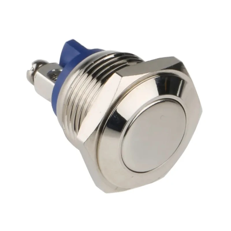 EOZ Push Button Switch Momentary Panel Mount 16.2 mm Cutout SPST IP65 48 V dc 250 V ac R16FFNSTAG