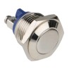 EOZ Push Button Switch Momentary Panel Mount 16.2 mm Cutout SPST IP65 48 V dc 250 V ac R16FFNSTAG