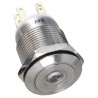 EOZ R Series Illuminated Push Button Switch Momentary Panel Mount SPDT Yellow LED IP65 250V ac R19FFSSPAGDY6