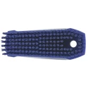 Vikan Hard Bristle Scrubbing Brush Nail Brush, Polyester Bristle 17 mm, Purple, Polypropylene Handle 64408