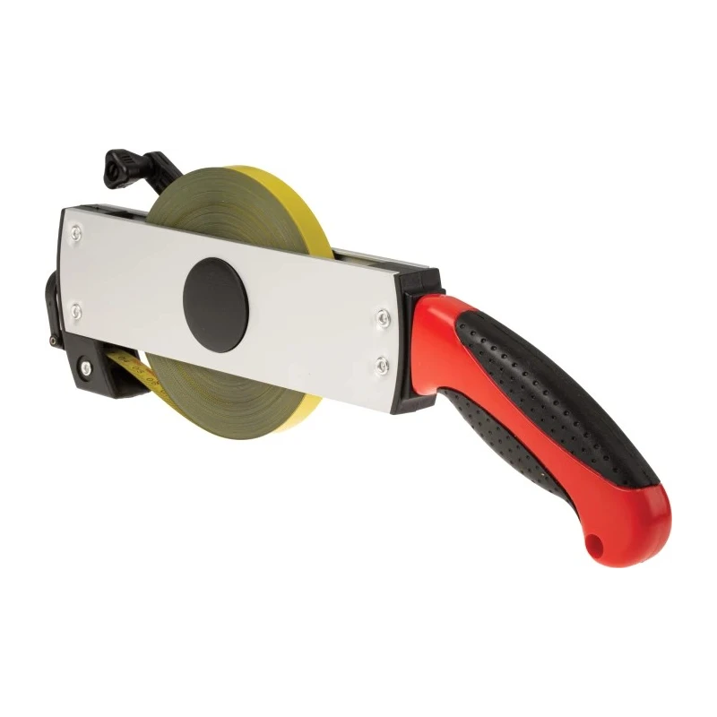 Lufkin 50 m Metric Steel Tape Measure, 13 mm Blade Width, Steel Case with Belt Clip FT50CM