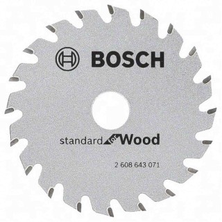 Bosch Circular Saw Blade Tungsten Carbide 85mm Diameter 15mm Arbor 20 Teeth 18000 RPM 2608643071