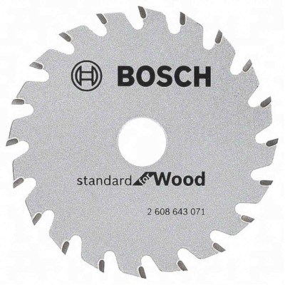 Bosch Circular Saw Blade Tungsten Carbide 85mm Diameter 15mm Arbor 20 Teeth 18000 RPM 2608643071