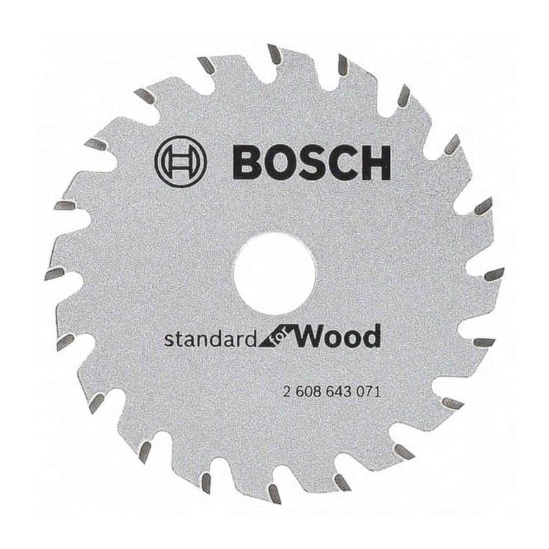 Bosch Circular Saw Blade Tungsten Carbide 85mm Diameter 15mm Arbor 20 Teeth 18000 RPM 2608643071