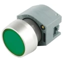 EAO 04 Series Green Momentary Push Button Head, 22.5 mm Cutout Diameter, Plastic Raised Style, IP65 704.012.5
