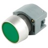 EAO 04 Series Green Momentary Push Button Head, 22.5 mm Cutout Diameter, Plastic Raised Style, IP65 704.012.5
