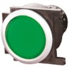 EAO 71 Series Green Round Momentary Flush Aluminium Push Button Head 25mm IP65 71-611.0+61-9642.5+61-9933.0