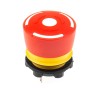EAO 84 Series Twist Release Emergency Stop Push Button Panel Mount 22.5 mm Cutout 2 NC Contacts IP65 84-5040.0020