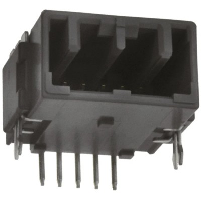 JAE MX34 Series Right Angle Through Hole PCB Header 5 Contacts 2.2 mm Pitch 1 Row Shrouded 