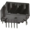 JAE MX34 Series Right Angle Through Hole PCB Header 5 Contacts 2.2 mm Pitch 1 Row Shrouded