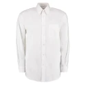 Kustom Kit White Polyester Cotton Long Sleeve Work Shirt 114 cm KK105