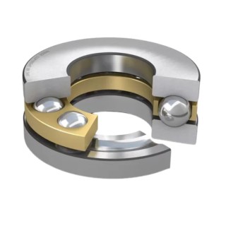 SKF Thrust Ball Bearing 1 Row, 240 mm Inside Diameter, 300 mm Outside Diameter, 45 mm Race Width, Machined Metal Cage 51148 M
