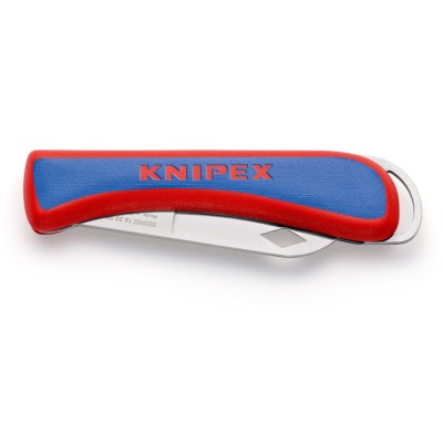 Knipex Folding Knife with Stainless Steel Retractable Blade 80 mm, Plastic Handle 16 20 50 SB