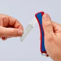 Knipex Folding Knife with Stainless Steel Retractable Blade 80 mm, Plastic Handle 16 20 50 SB