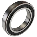 SKF Single Row Deep Groove Ball Bearing 90 mm Inside Diameter, 140 mm Outside Diameter, 24 mm Race Width, Sealed 6018-2RS1