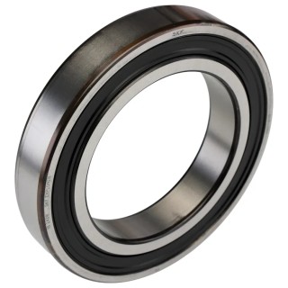 SKF Single Row Deep Groove Ball Bearing 90 mm Inside Diameter, 140 mm Outside Diameter, 24 mm Race Width, Sealed 6018-2RS1
