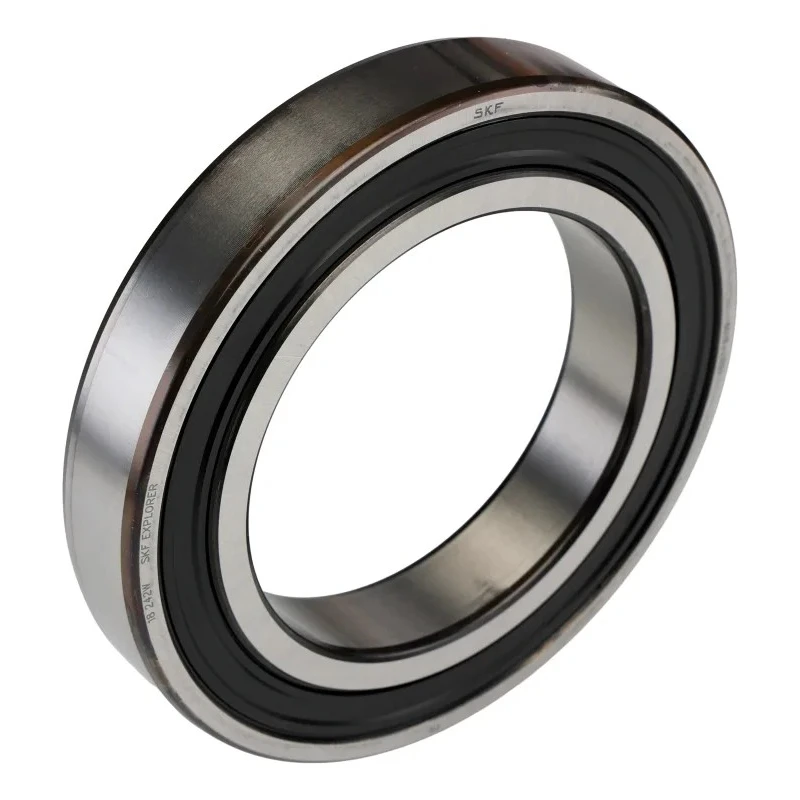SKF Single Row Deep Groove Ball Bearing 90 mm Inside Diameter, 140 mm Outside Diameter, 24 mm Race Width, Sealed 6018-2RS1