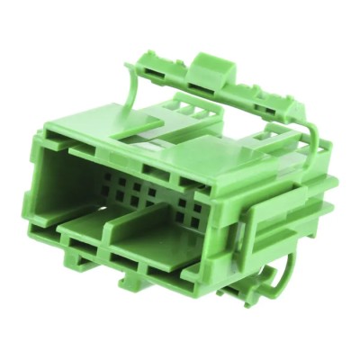 JAE Automotive Connector Female Yellow 16-Way Crimp Termination Cable Socket Housing IL-AG5-16P-D3C1