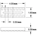 Semtech 6-Element Bi-Directional EMI Filter & ESD Protector 16-Pin SLP EP ECLAMP2410P.TCT