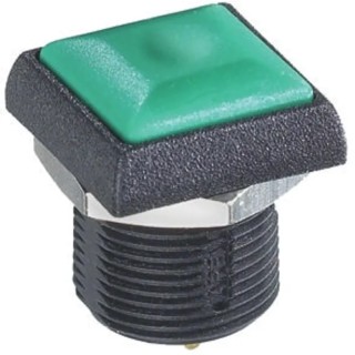 APEM IR Series Push Button Switch Momentary Panel Mount 14.8 mm Cutout SPST IP67 48 V dc 250 V ac IRC3S432