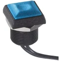 APEM IR Series Push Button Switch Momentary Panel Mount 14.8 mm Cutout SPST IP67 48 V dc 250 V ac IRC3F412