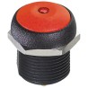APEM IR Series Illuminated Push Button Switch, Momentary, Panel Mount, Red LED, 14.8 mm Cutout, SPST, IP67, 48 V IRR3S462LOS