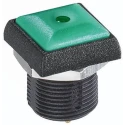 APEM IR Series Illuminated Push Button Switch Momentary Panel Mount 14.8 mm Cutout SPST Green LED IP67 IRC3S432LOG