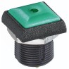 APEM IR Series Illuminated Push Button Switch Momentary Panel Mount 14.8 mm Cutout SPST Green LED IP67 IRC3S432LOG