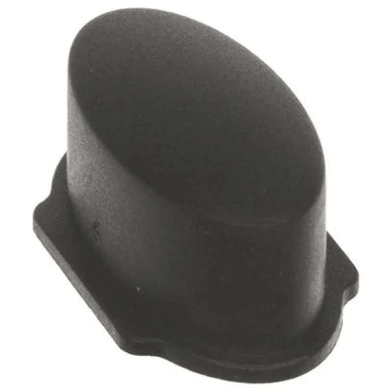MEC Black Ellipse Push Button Cap for Use with 3F Series Push Button Switch 1WD09