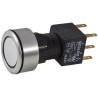 APEM A1 Series Illuminated Push Button Switch Momentary Panel Mount 16 mm Cutout DPDT Amber LED IP65 A1PCA1Y220K303