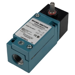 Honeywell Technologies HDLS Series Roller Lever Limit Switch SPDT IP67 Die Cast Zinc Epoxy Coated Housing 600V LSYAB1A