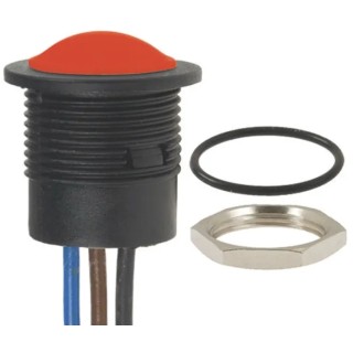 APEM IA Series Push Button Switch Panel Mount 16.2 mm Cutout SPDT IP67 24 V dc 1 kV ac IAR5F1900